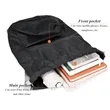 Lightweight Drawstring Backpack With Front Pocket For Sports | https://www.bestnamebadges.com