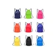 Lightweight Drawstring Backpack With Front Pocket For Sports | https://www.bestnamebadges.com