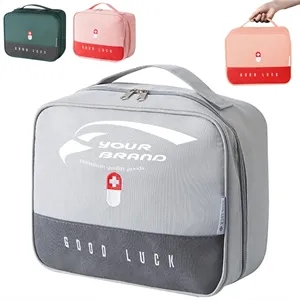 Portable First Aid Storage Bag  Travel Medicine Organizer