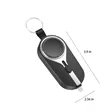 Mini Keycha in Power Bank With Watch Charger And Retractable | https://www.bestnamebadges.com