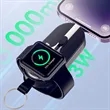 Mini Keycha in Power Bank With Watch Charger And Retractable | https://www.bestnamebadges.com