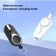 Mini Keycha in Power Bank With Watch Charger And Retractable | https://www.bestnamebadges.com
