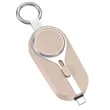 Mini Keycha in Power Bank With Watch Charger And Retractable | https://www.bestnamebadges.com
