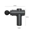 Portable LCD Massage Gun Deep Tissue Muscle Relief Electric | https://www.bestnamebadges.com