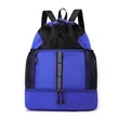 Drawstring Backpack With Shoe Compartment Wet Dry Separation | https://www.bestnamebadges.com