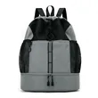 Drawstring Backpack With Shoe Compartment Wet Dry Separation | https://www.bestnamebadges.com