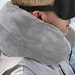Travel Pillow with Storage  Fillable Packing Neck | https://www.bestnamebadges.com