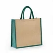 Eco-Friendly Jute Tote Bag with Rope Handles | https://www.bestnamebadges.com
