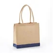 All Natural Jute Tote Bag with Rope Handles | https://www.bestnamebadges.com