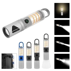 LED Lantern Flashlight With Carabiner | https://www.bestnamebadges.com