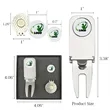 Golf Cigar Holder Divot Tool Gift Set | https://www.bestnamebadges.com