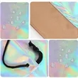 Iridescent Sport Bag Drawstring Backpack | https://www.bestnamebadges.com