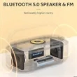 Bluetooth Speaker Alarm Clock Wireless Charger | https://www.bestnamebadges.com