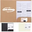 Custom Logo A4  Kraft Paper Document Holder  Folder | https://www.bestnamebadges.com