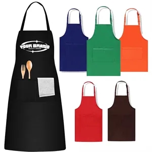 Waterdrop Resistant with 2 Pockets Cooking Kitchen Aprons