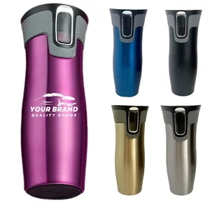 14OZ. Stainless Steel Double Wall Travel Mug Leakage Cups