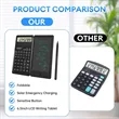 Solar Power Scientific Notepad Students adults Calculator | https://www.bestnamebadges.com
