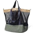 Large Mesh Foldable Beach Bag Vacation Pool Shopping Tote | https://www.bestnamebadges.com