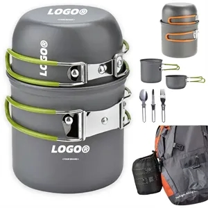 Stock Portable Outdoor Camping Cooking Set with Utensils