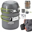 Stock Portable Outdoor Camping Cooking Set with Utensils | https://www.bestnamebadges.com