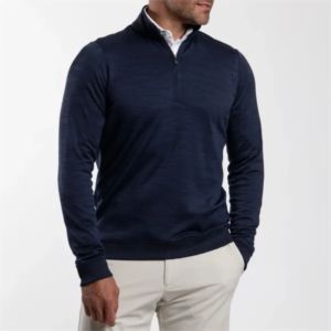KJUS Men's Liam Techwool Ribbed Hem Half-Zip