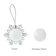 Heat Transfer Snowflake Round Photo Frame | https://www.bestnamebadges.com