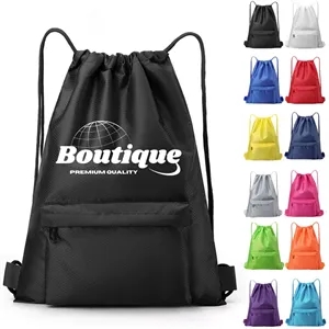 Drawstring Cinch Backpack for Gym, Yoga, Travel & School
