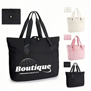 Large Capacity Foldable Handbag Simple Shoulder Bag