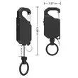 Portable Fishing Hover Telescopic Buckle Keychain | https://www.bestnamebadges.com