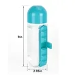 21 Oz. Portable 2 In 1 Cup Bottle With Day Pill Organizer | https://www.bestnamebadges.com