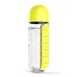 21 Oz. Portable 2 In 1 Cup Bottle With Day Pill Organizer | https://www.bestnamebadges.com