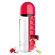 21 Oz. Portable 2 In 1 Cup Bottle With Day Pill Organizer | https://www.bestnamebadges.com