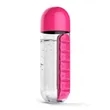 21 Oz. Portable 2 In 1 Cup Bottle With Day Pill Organizer | https://www.bestnamebadges.com
