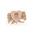 Mini Snack Bag w/ Small Heart Magnet Pet Fill | https://www.bestnamebadges.com