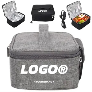 In Stock Portable USB Heated Lunch Bag with Insulated Lining