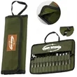 Roll Up Cutlery Storage Bag With Handle Utensil Not Included | https://www.bestnamebadges.com