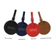 Round Flap Luggage Tags With Logo | https://www.bestnamebadges.com