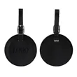 Round Flap Luggage Tags With Logo | https://www.bestnamebadges.com