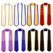 71in Customized Satin Collegiate Graduation Shawl Sash Stole | https://www.bestnamebadges.com