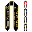 71in Customized Satin Collegiate Graduation Shawl Sash Stole | https://www.bestnamebadges.com