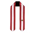 71in Customized Satin Collegiate Graduation Shawl Sash Stole | https://www.bestnamebadges.com