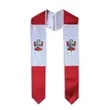 71in Customized Satin Collegiate Graduation Shawl Sash Stole | https://www.bestnamebadges.com