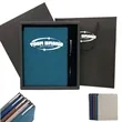 A5 Business Pu Leather Gift Set Hardcover Notebook With Pen | https://www.bestnamebadges.com