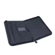 Business Multifunctional Briefcase A4 Leather Folder Zipper | https://www.bestnamebadges.com