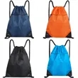 Foldable Gym Tote Bag Drawstring Backpacks | https://www.bestnamebadges.com