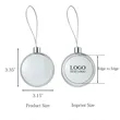 Round Photo Frame Ornament | https://www.bestnamebadges.com