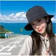 Foldable Bucket Hat With Carabiner | https://www.bestnamebadges.com