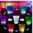 Glowing Happy New Year Party Cups Flashing | https://www.bestnamebadges.com