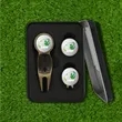Golf Ball Marker Gift Box Set | https://www.bestnamebadges.com