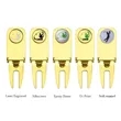 Golf Cigar Holder Divot Tool Gift Set | https://www.bestnamebadges.com